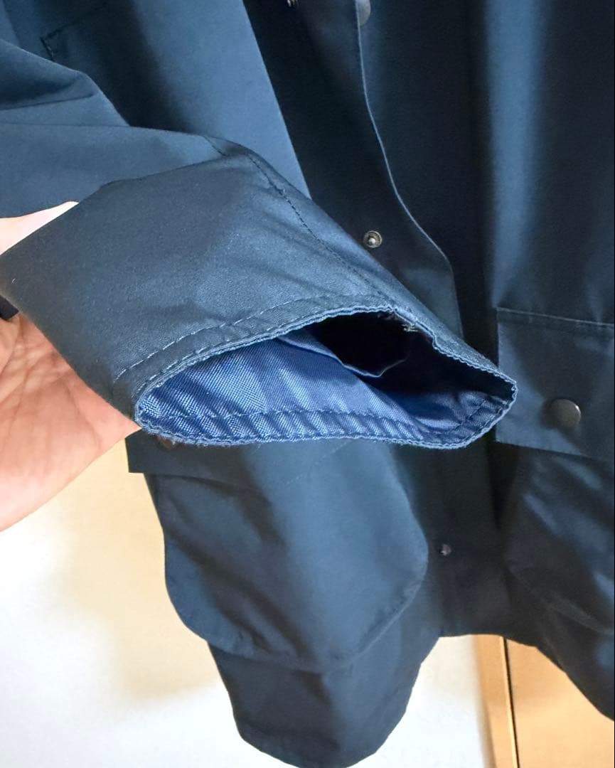 Barbour BORDER 2レイヤー ネイビー 38(L)