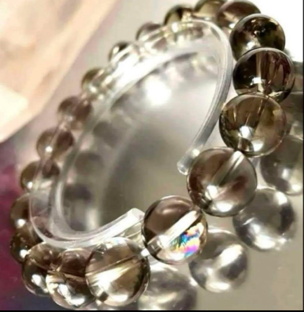 ガウリンシャンカール　慈愛溢れる聖石　虹の天然水晶　約10.2〜10.5ミリ