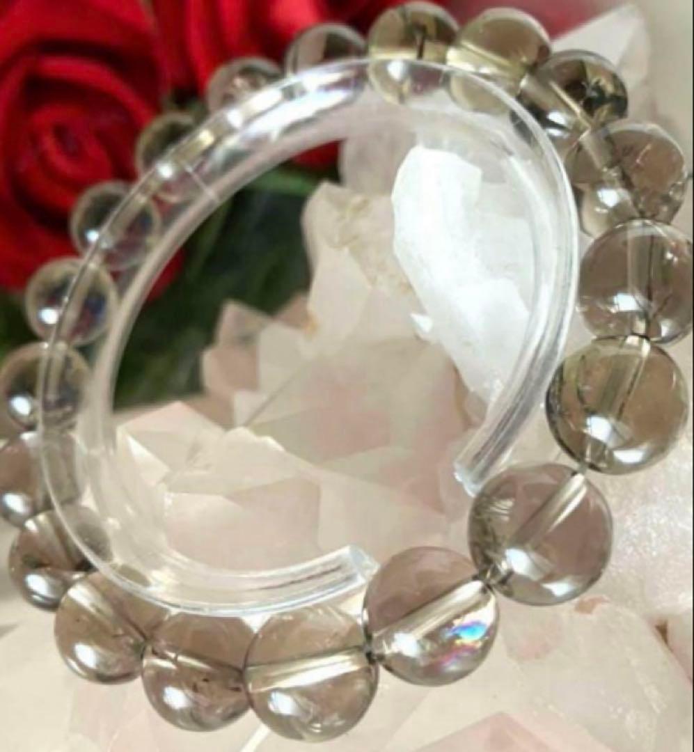 ガウリンシャンカール　慈愛溢れる聖石　虹の天然水晶　約10.2〜10.5ミリ