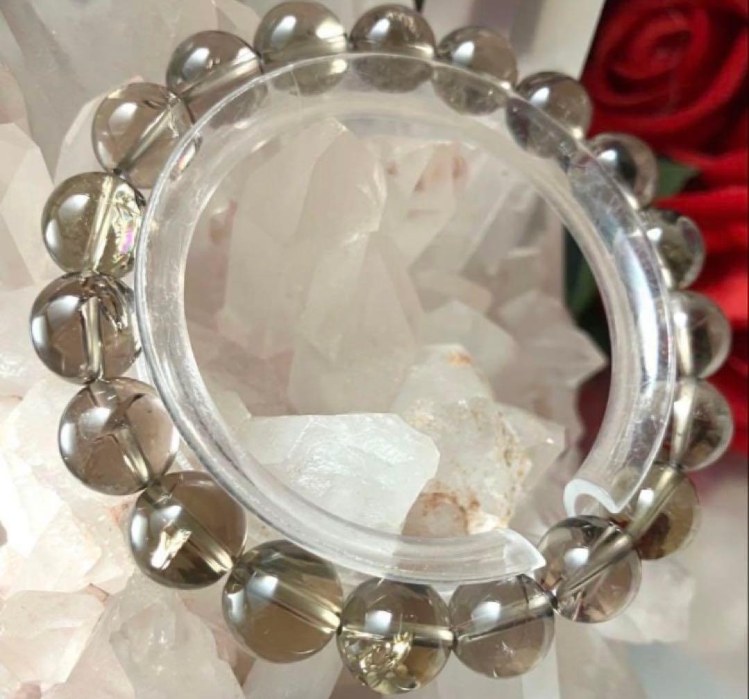 ガウリンシャンカール　慈愛溢れる聖石　虹の天然水晶　約10.2〜10.5ミリ