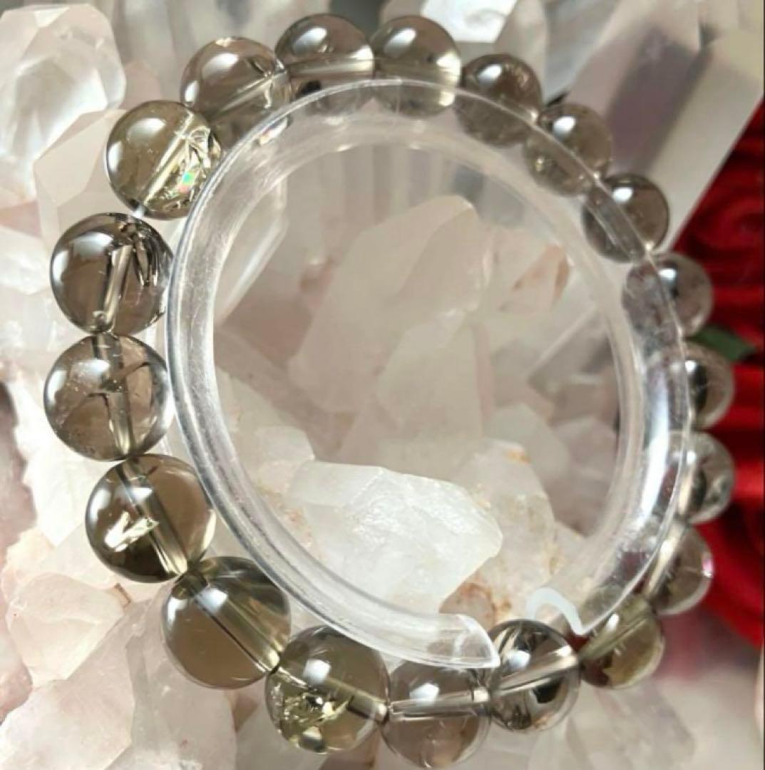 ガウリンシャンカール　慈愛溢れる聖石　虹の天然水晶　約10.2〜10.5ミリ