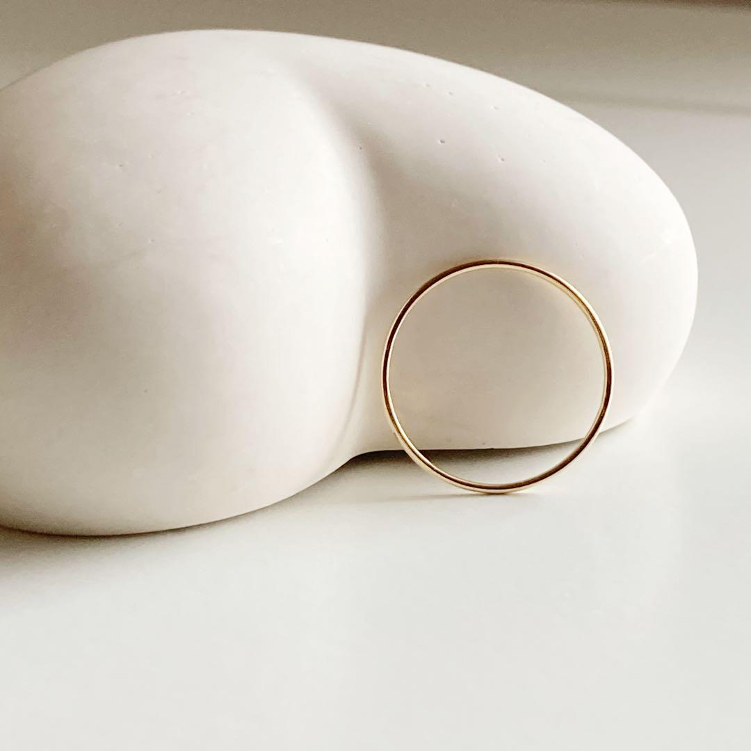 大特価‼️早いもの勝ち!新品 日本製 高品質 18金 K18 リング 15号