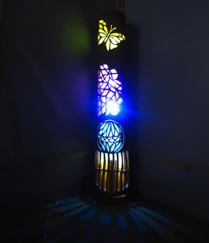 竹灯籠　　〜〜光のかけら〜〜　コンセント・電池式両方可