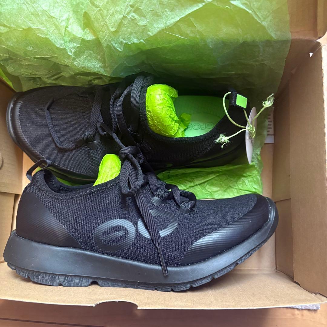 靴 OOFOS OOMG Sport LS Women - Black (US 7)