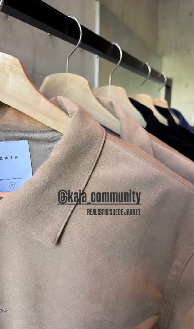 【販売会限定品】KAJA Realistic Suede Jacket OVY