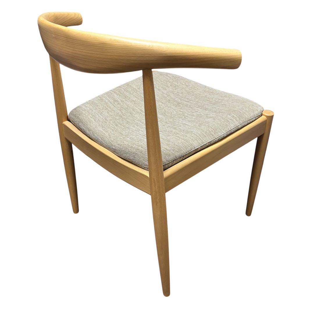 美品 ニトリ ダイニングチェア NコレクションC-01 アームチェア 1脚 2