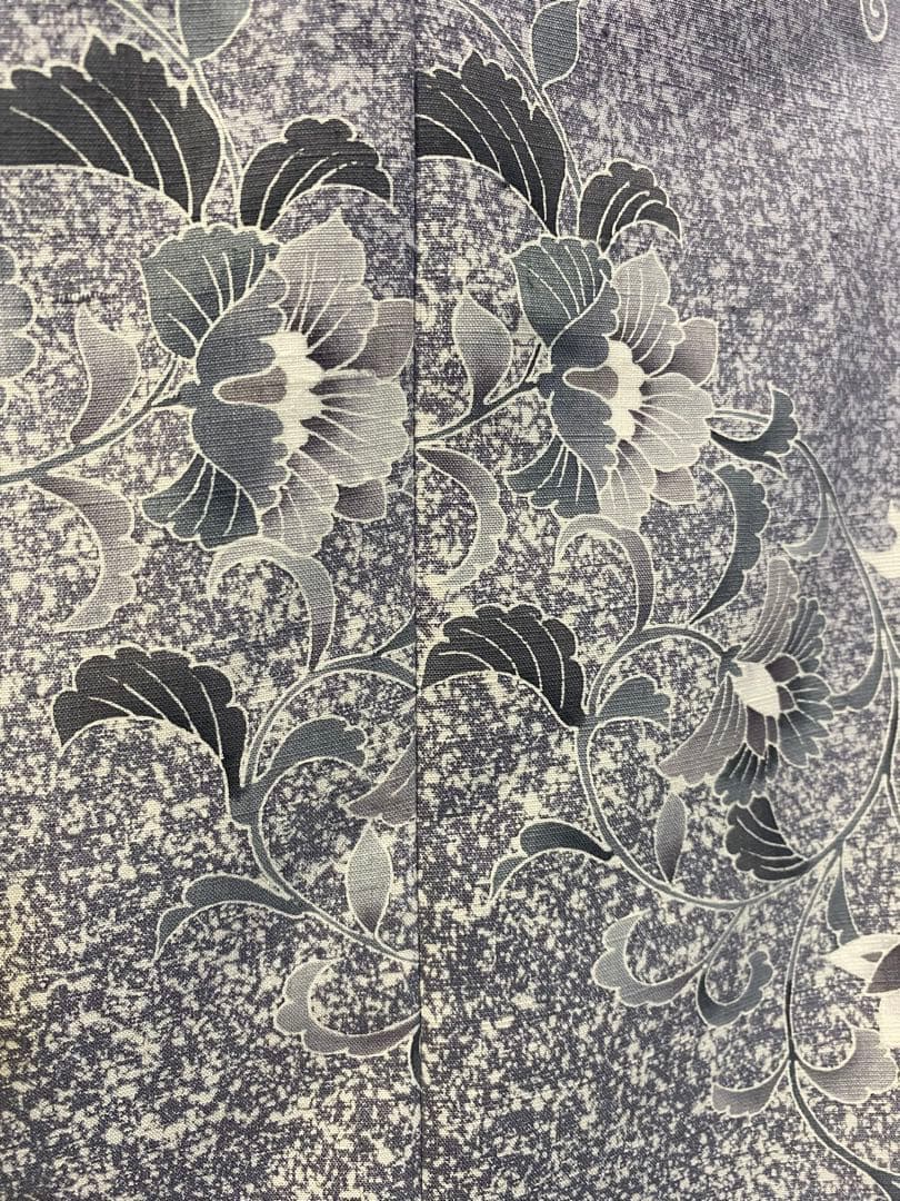 正絹紬 訪問着 白大島紬 リバーシブル コート