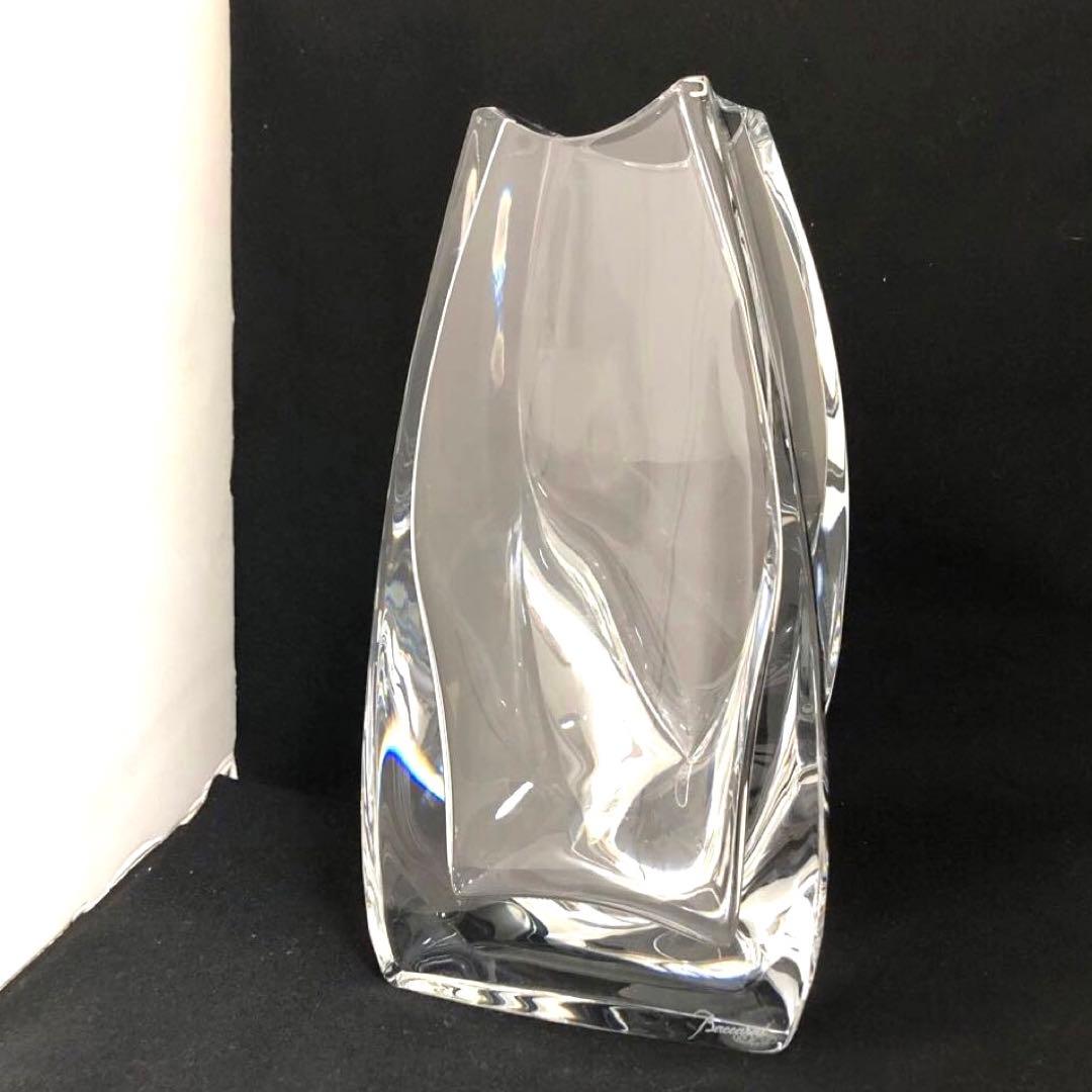 BACCARAT バカラ マサイフラワーベース　クリスタル　クリア　花瓶