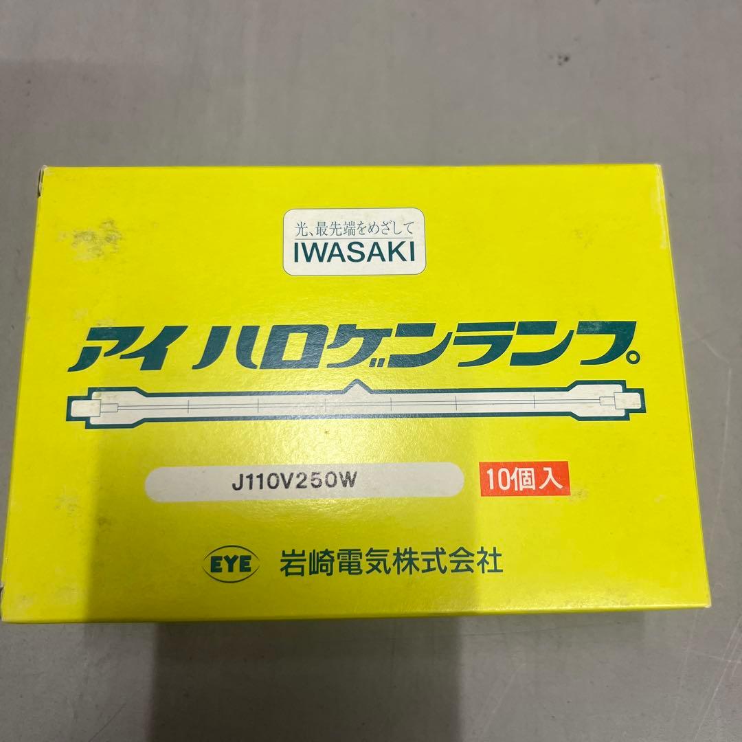 IWASAKI ハロゲンランプ J110V250W 10個入