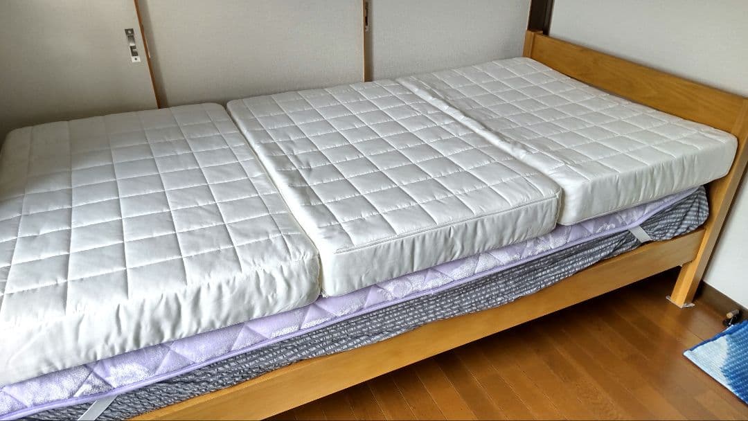 洗えるマットレス・固クッション・シングル　無印良品