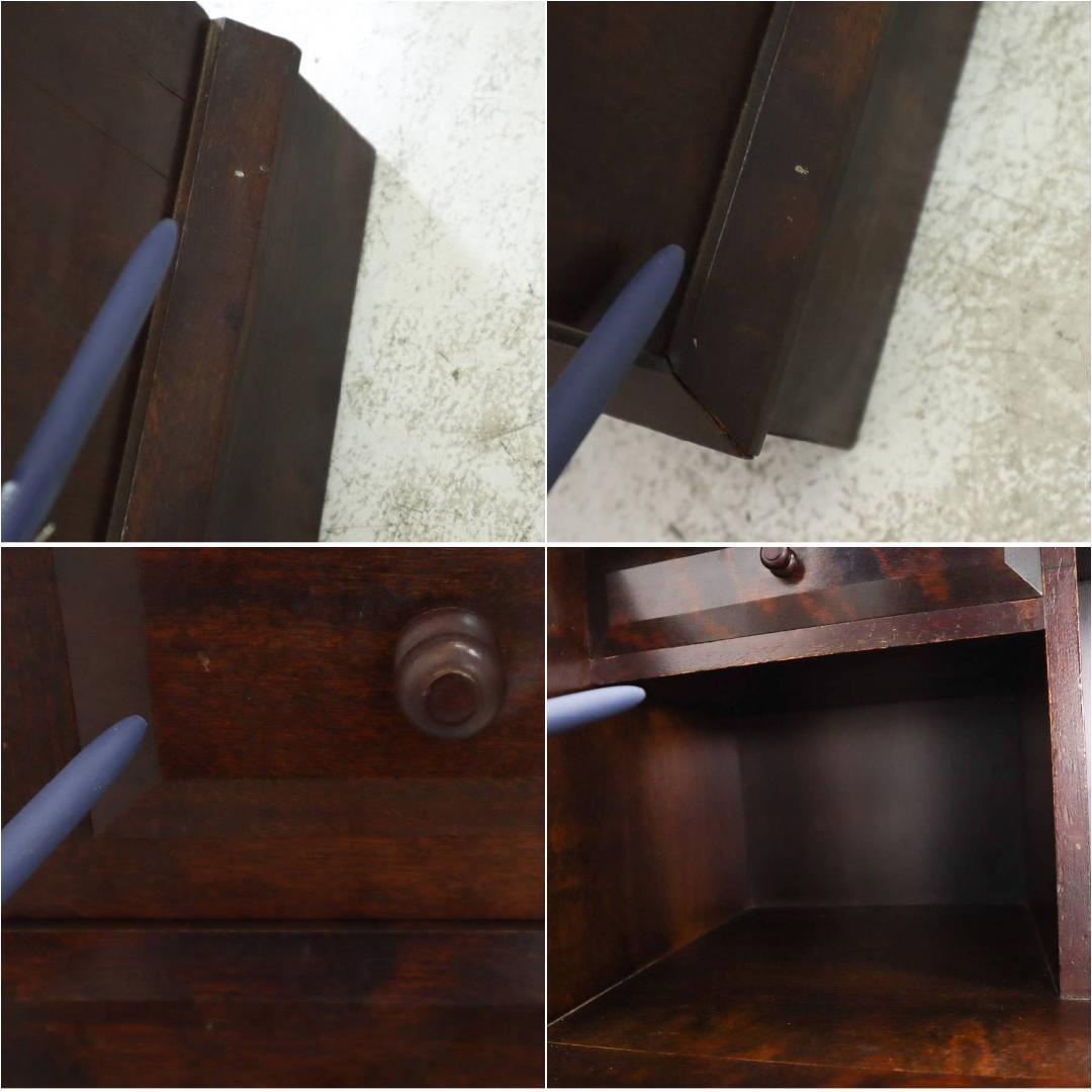 松本民芸家具 T型三尺ビューロー ライティングデスク 作家サイン入 ミズメザクラ