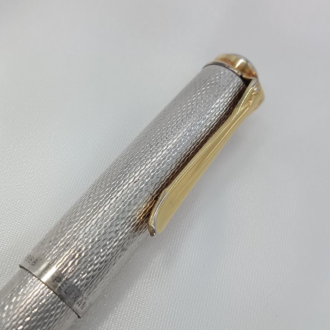 ペリカン PELIKAN 万年筆 18C M750 ヴィンテージ シルバー軸
