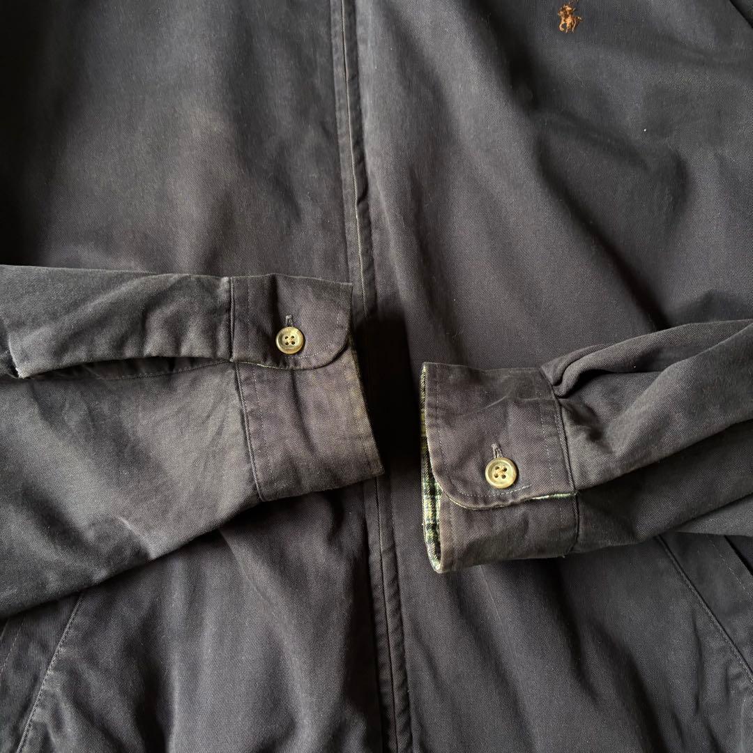 [名作] 90s POLO by RL 2way コットンスイングトップ 茄子紺