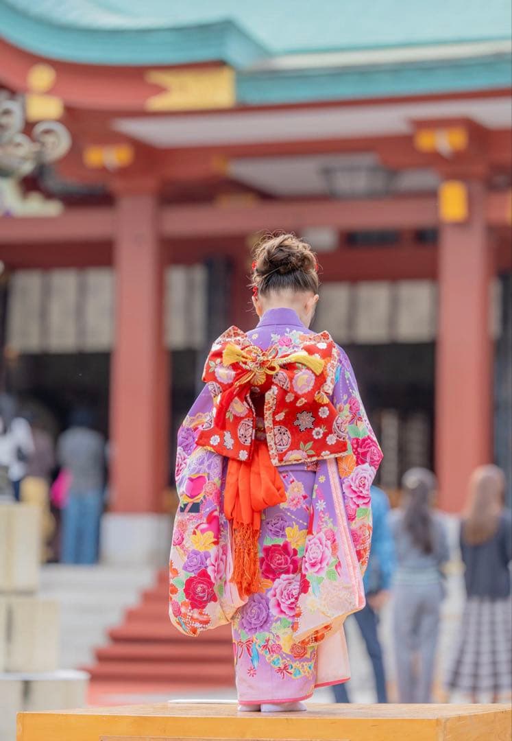 七五三7歳着物セット。