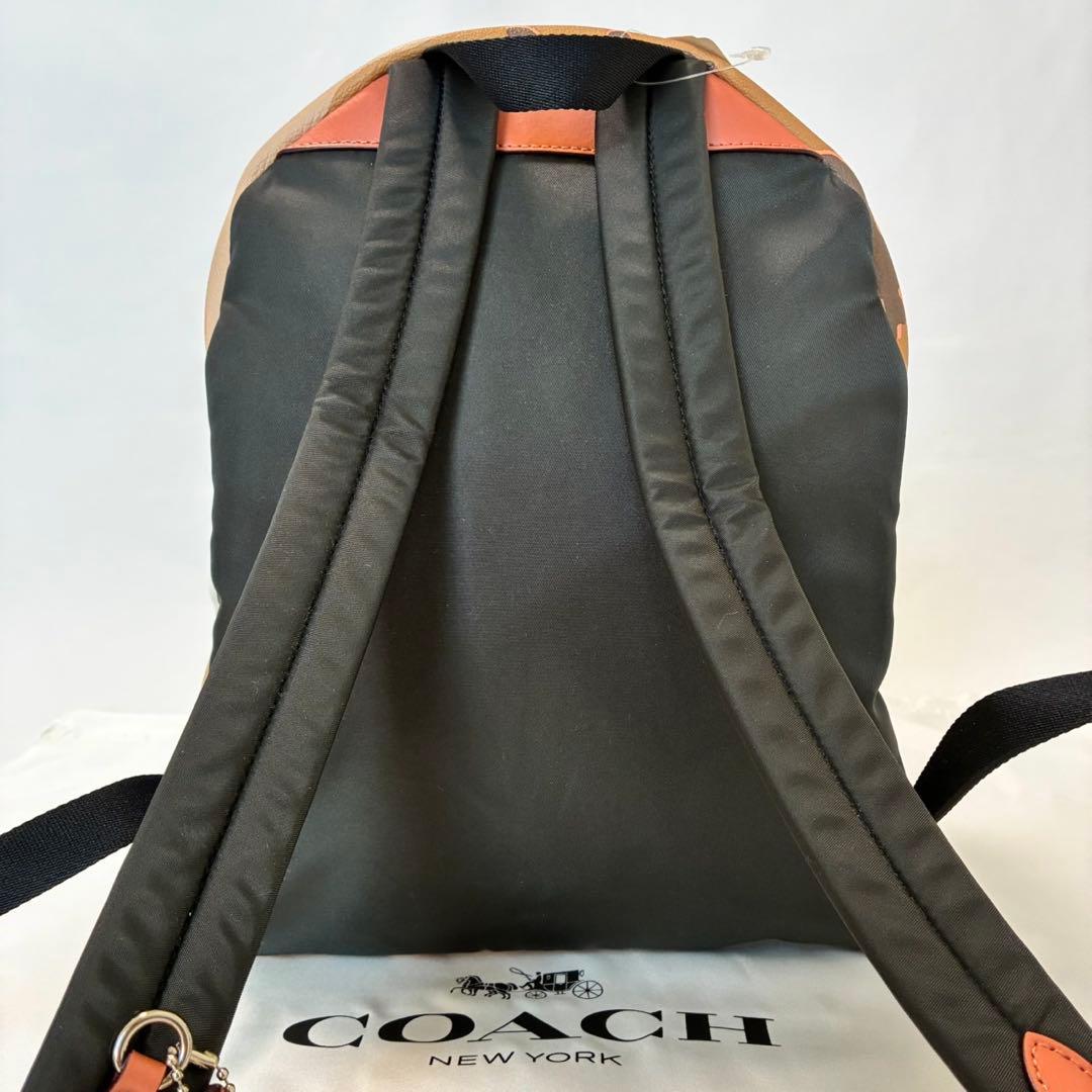 【新品同様/カード付】コーチ F31452 ミディアム チャーリー リュック