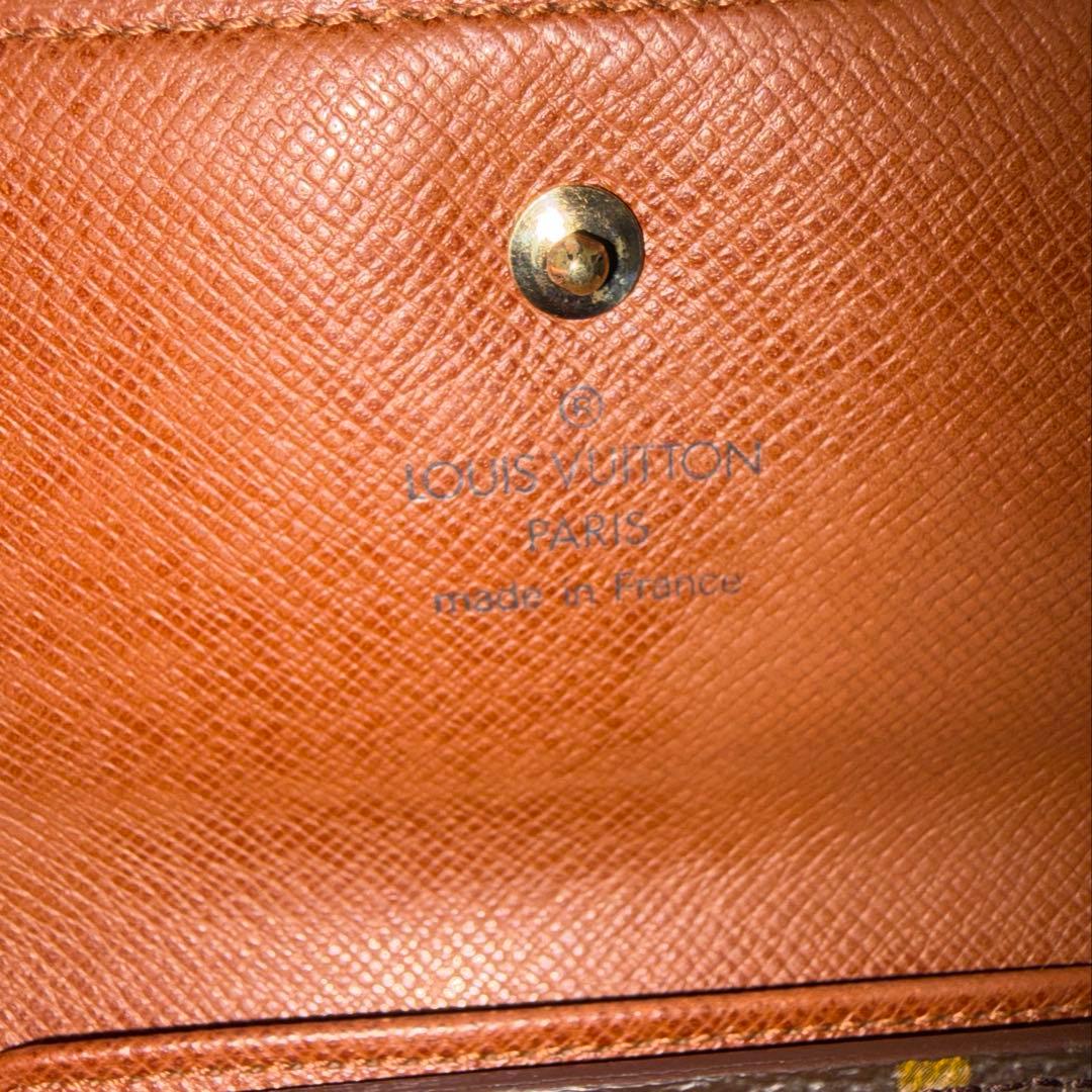 美品　LOUIS VUITTON ルイヴィトン 三つ折り財布 モノグラム