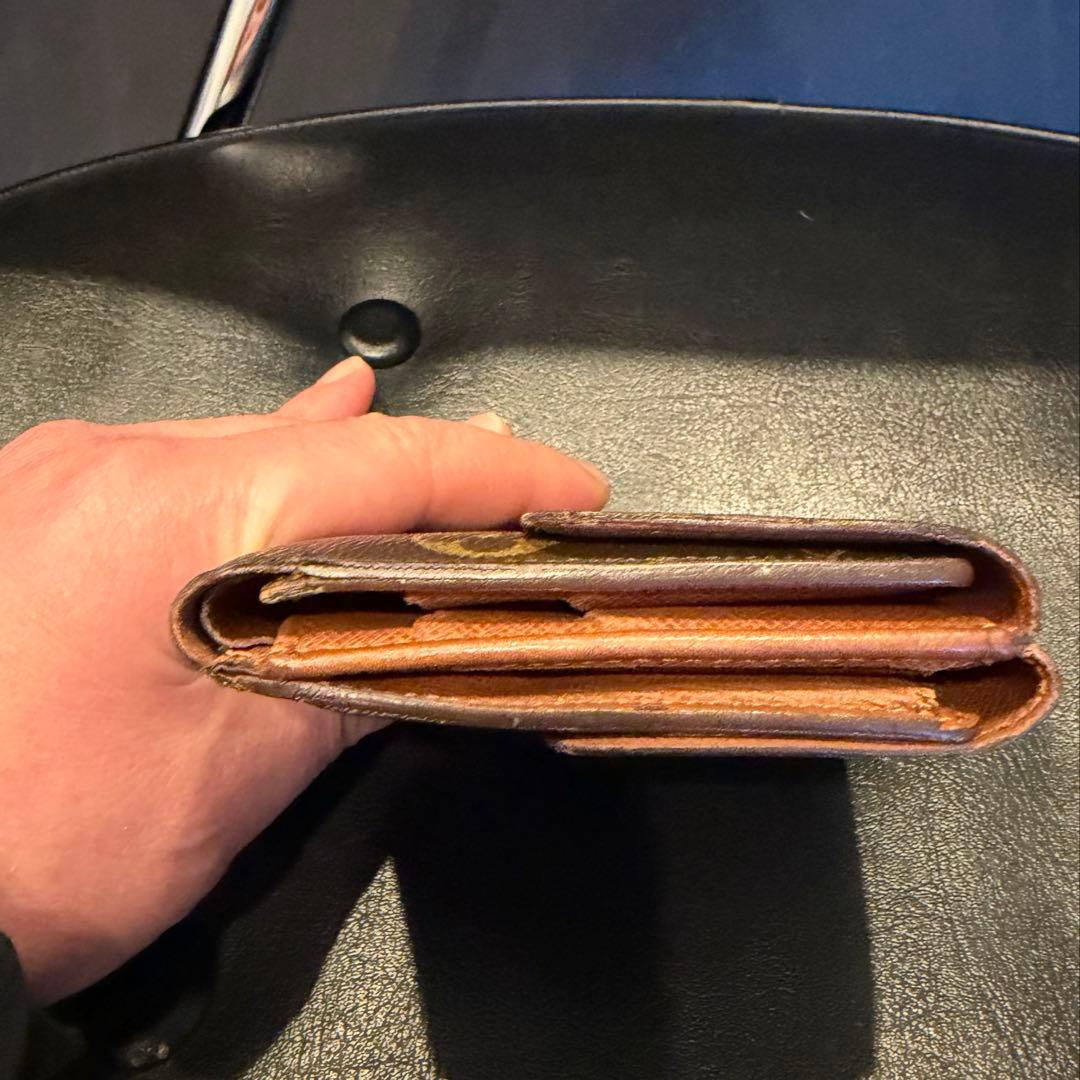 美品　LOUIS VUITTON ルイヴィトン 三つ折り財布 モノグラム