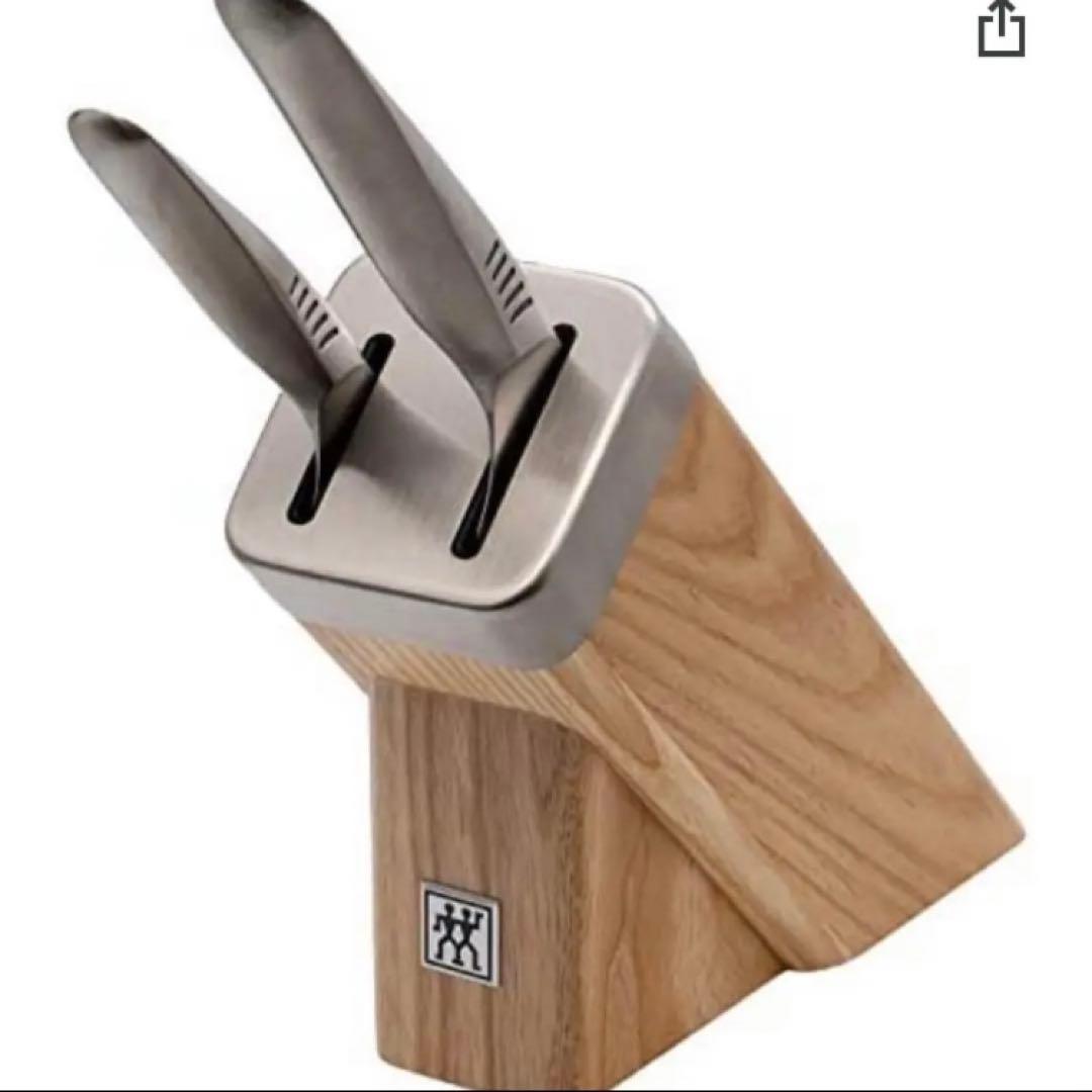 ツヴィリングウェーブセルフシャープニングナイフブロックセットハサミ付