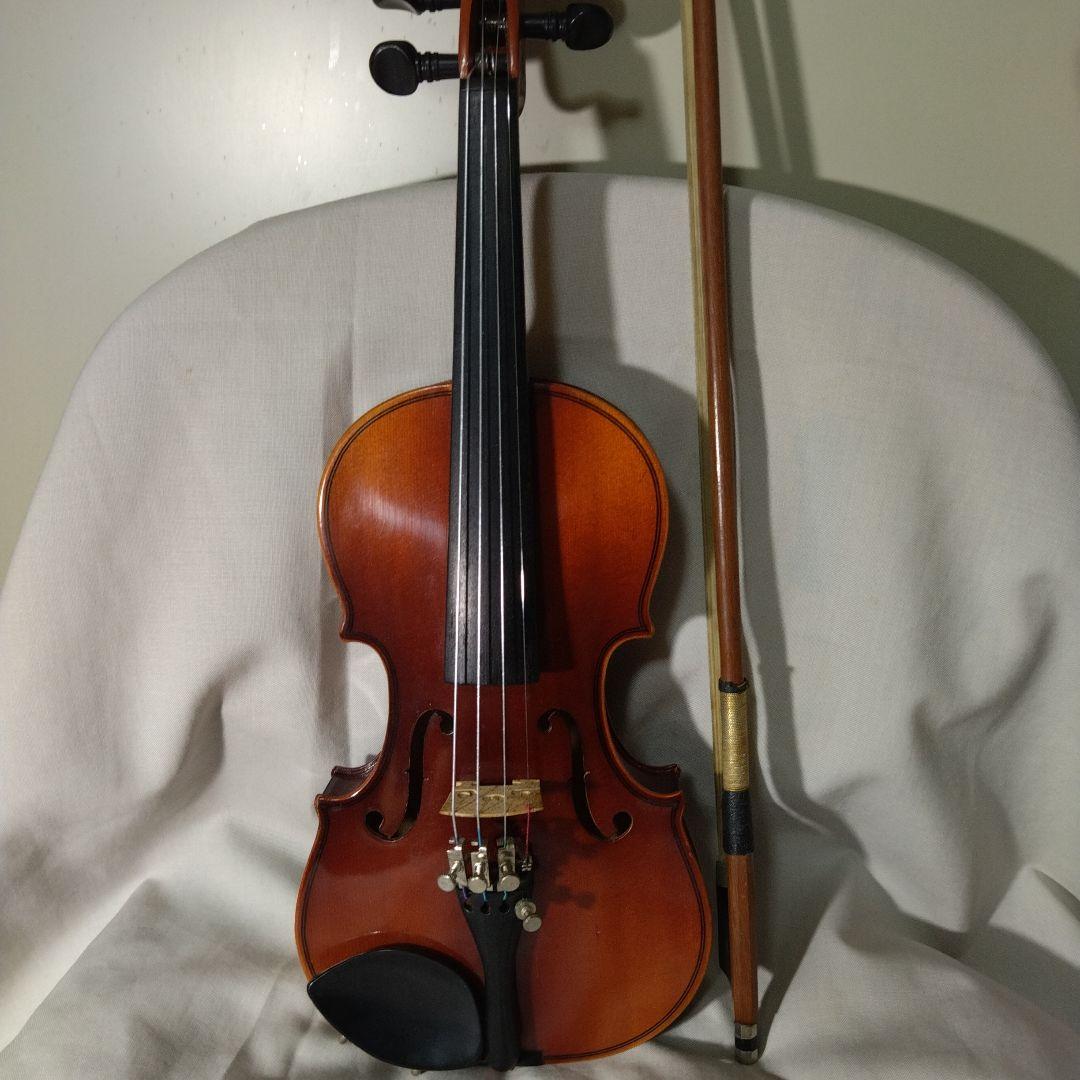 ♥4才前後の子供用♥スズキバイオリン1/10品番220メンテ済♥弓ケ―ス松脂付き