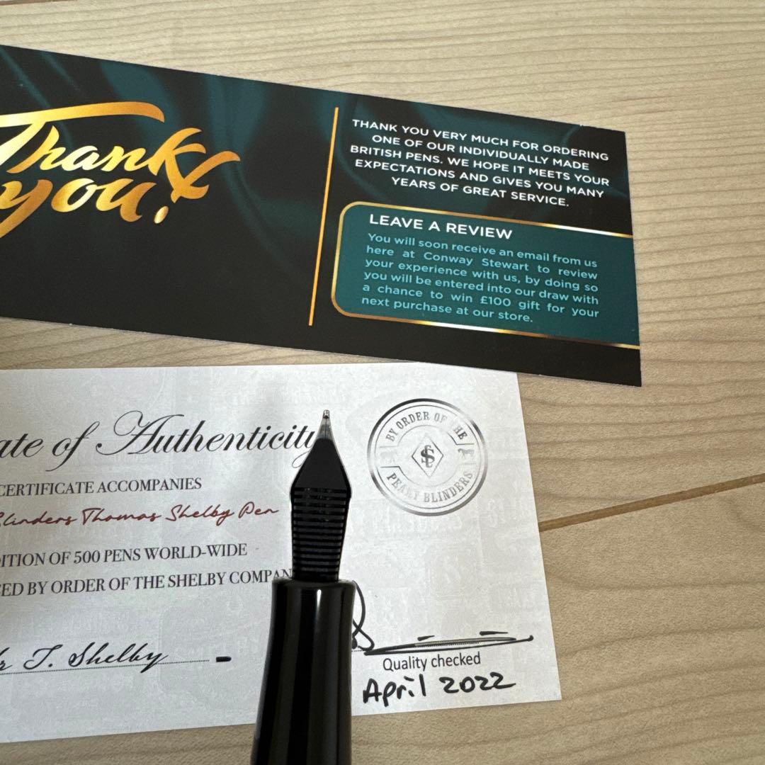 Conway Stewart Peaky Blinders 万年筆　字幅B