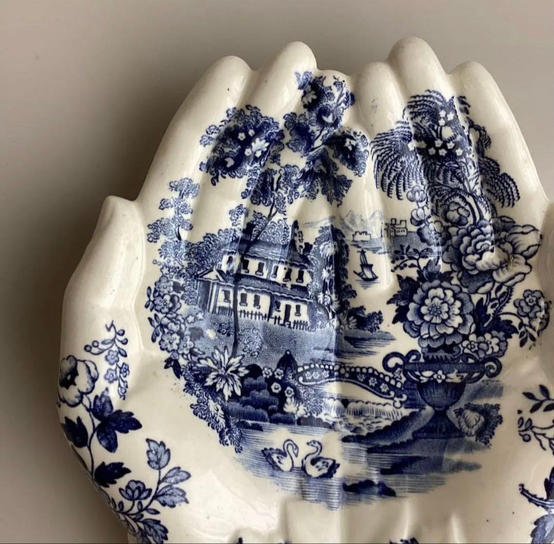 英国ヴィンテージ ♤ ハンドトレイ ♤ クラリス・クリフ