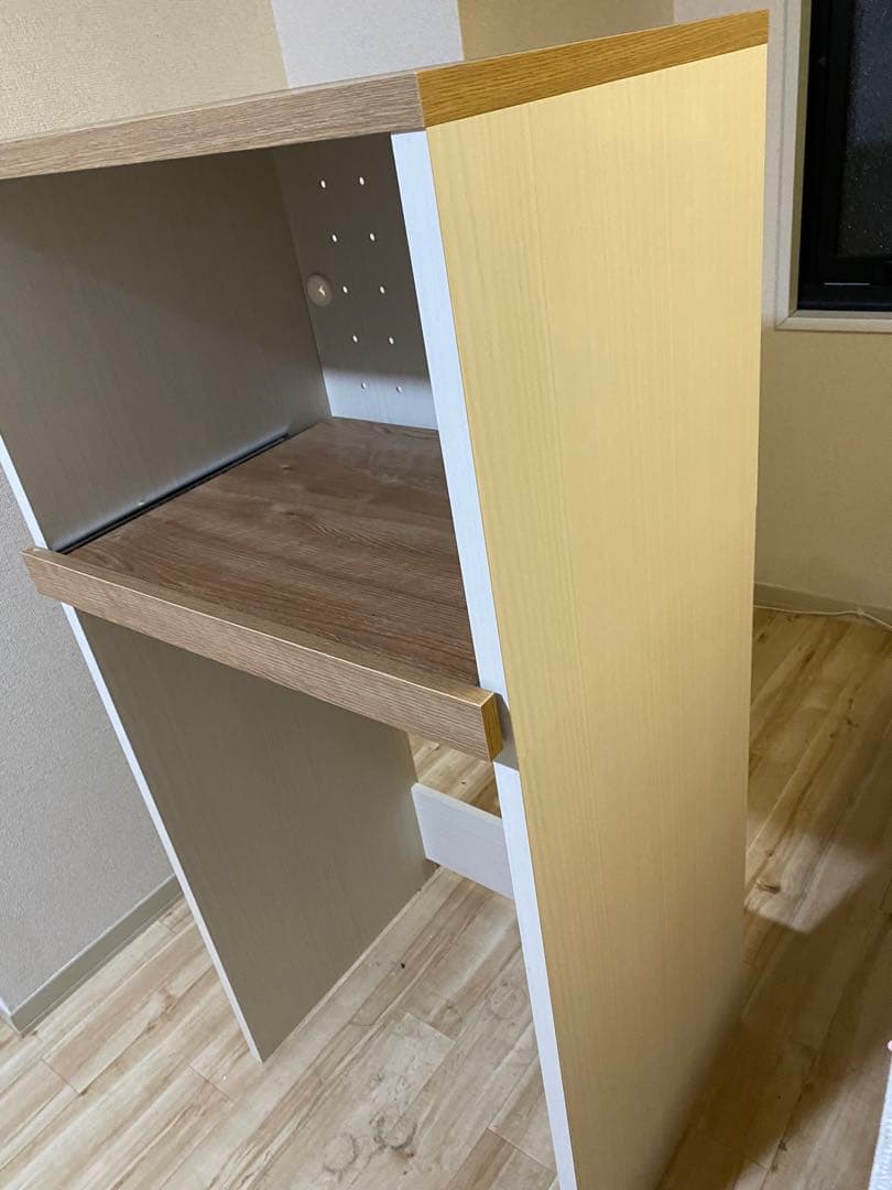 ニトリ　キッチン　ラック　ゴミ箱が入る