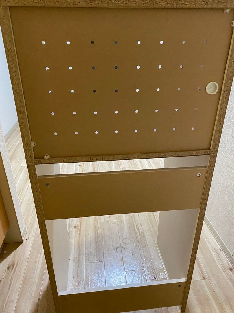 ニトリ　キッチン　ラック　ゴミ箱が入る