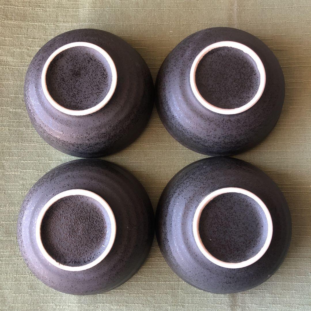 美濃焼小皿4枚　金継ぎ出来ます