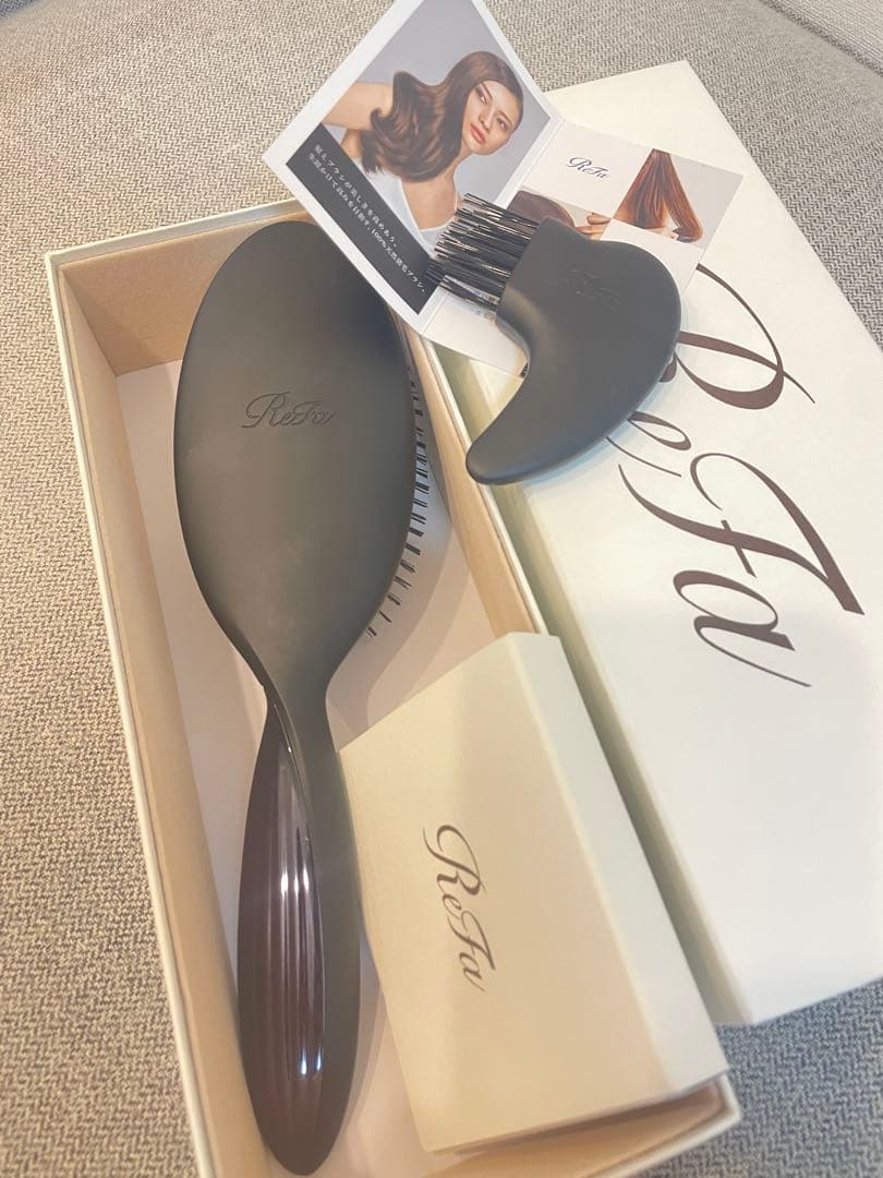 リファブリッスル　高級ブラシ　数回使用　100%天然猪毛ブラシ