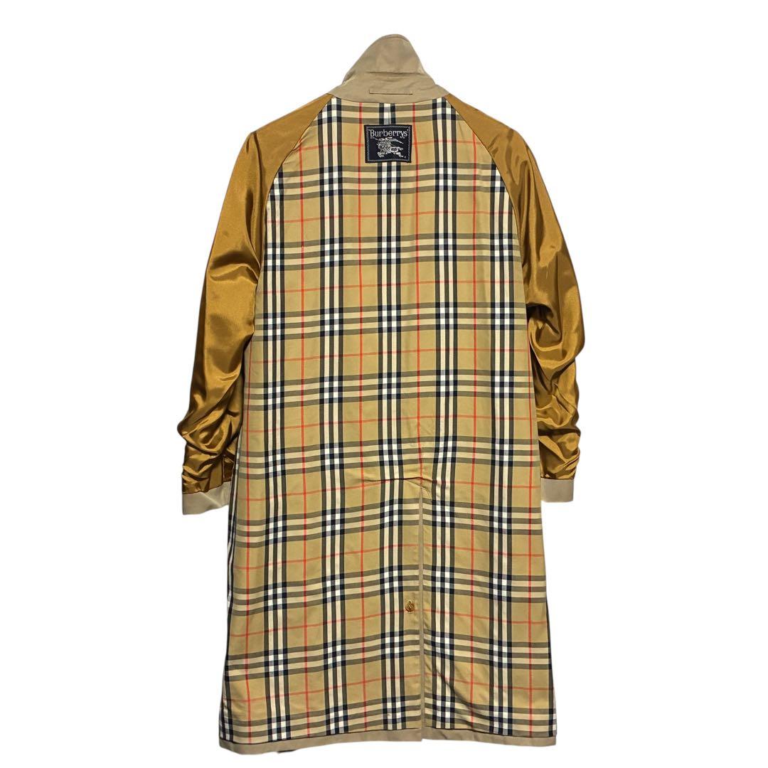 Burberrys’ 90s前期 総ノバチェック ステンカラーコート ロング丈