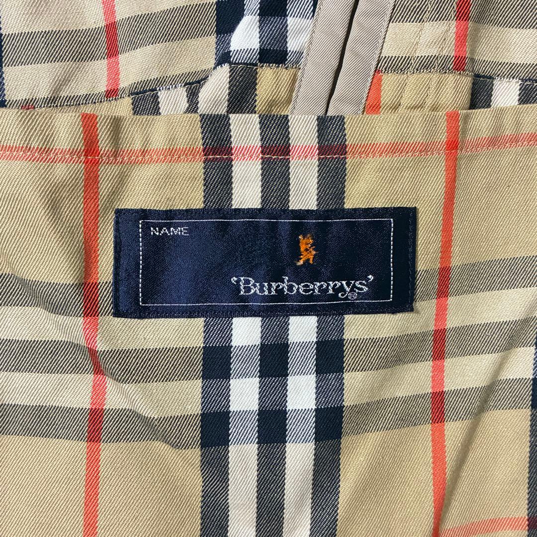 Burberrys’ 90s前期 総ノバチェック ステンカラーコート ロング丈