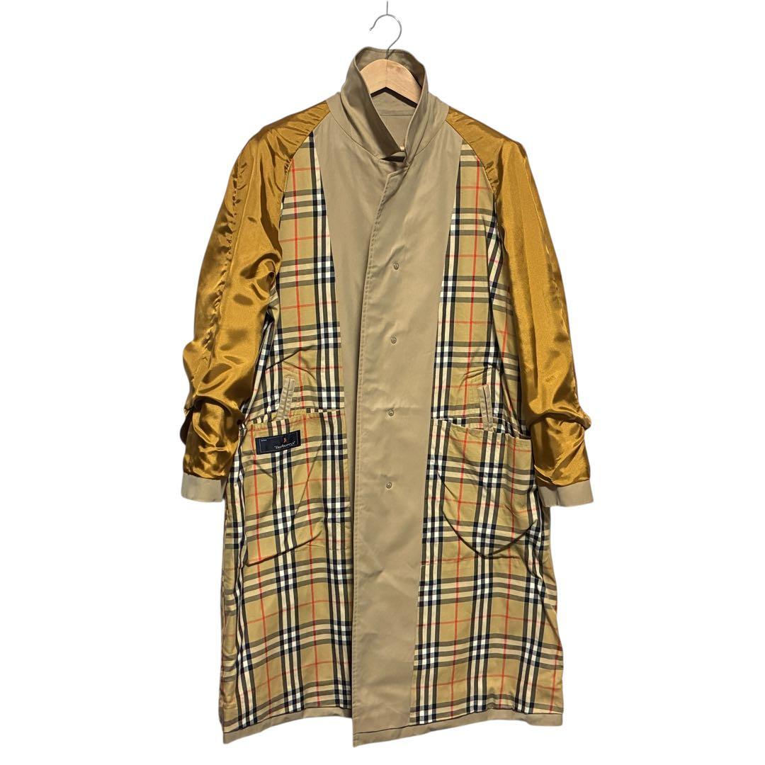 Burberrys’ 90s前期 総ノバチェック ステンカラーコート ロング丈