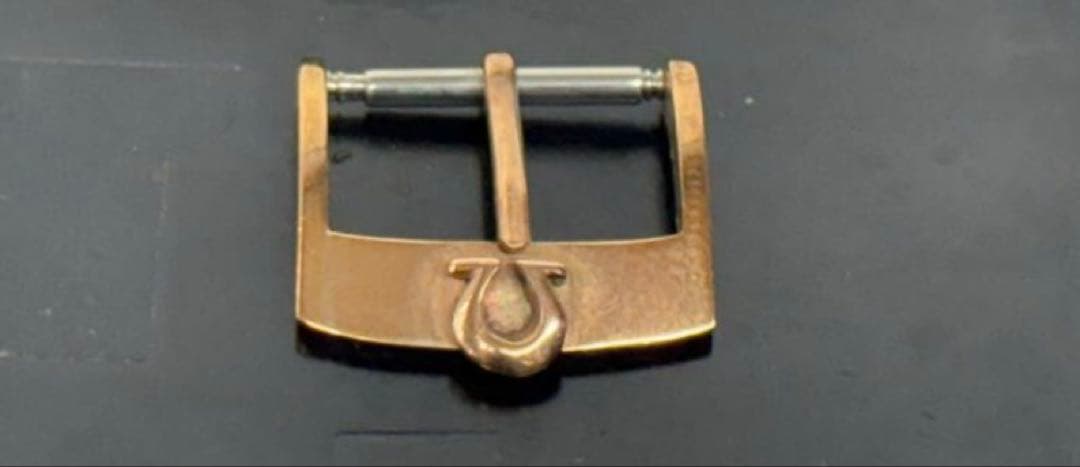 omega 18金　純正尾錠　15mm-16mm 18k