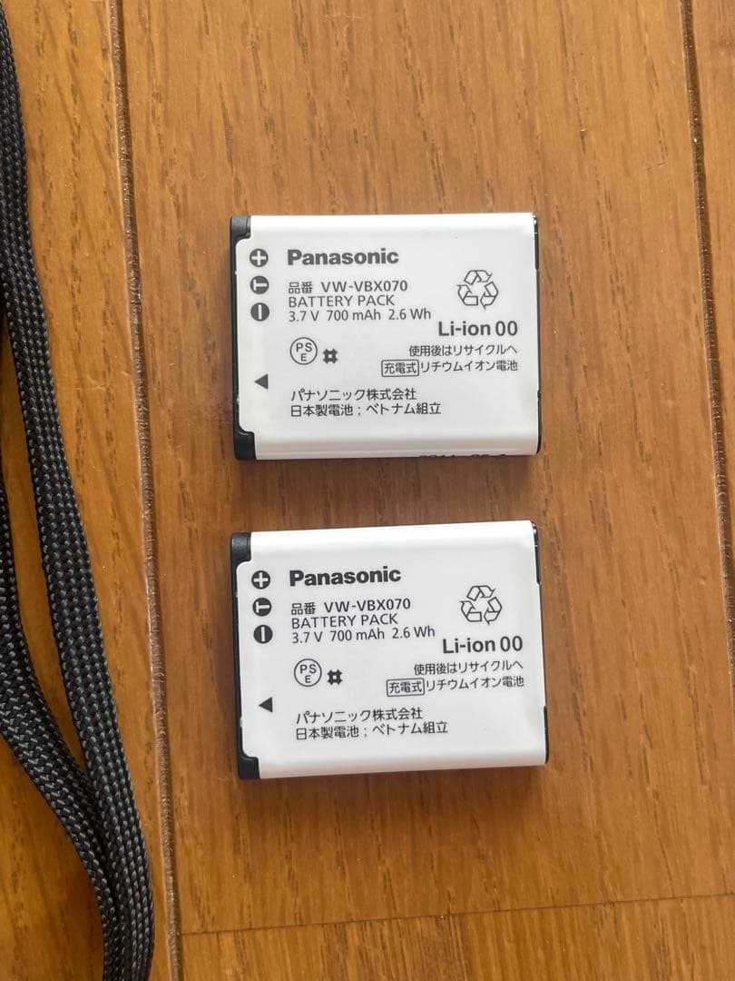 Panasonic HX-WA10 デジタルムービーカメラ バッテリー２個付