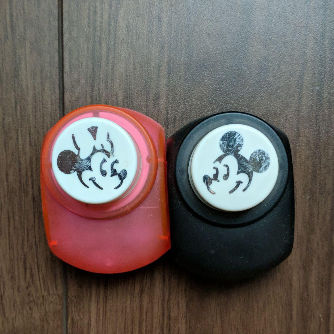 中古　クラフトパンチ　ミッキー　ミニー