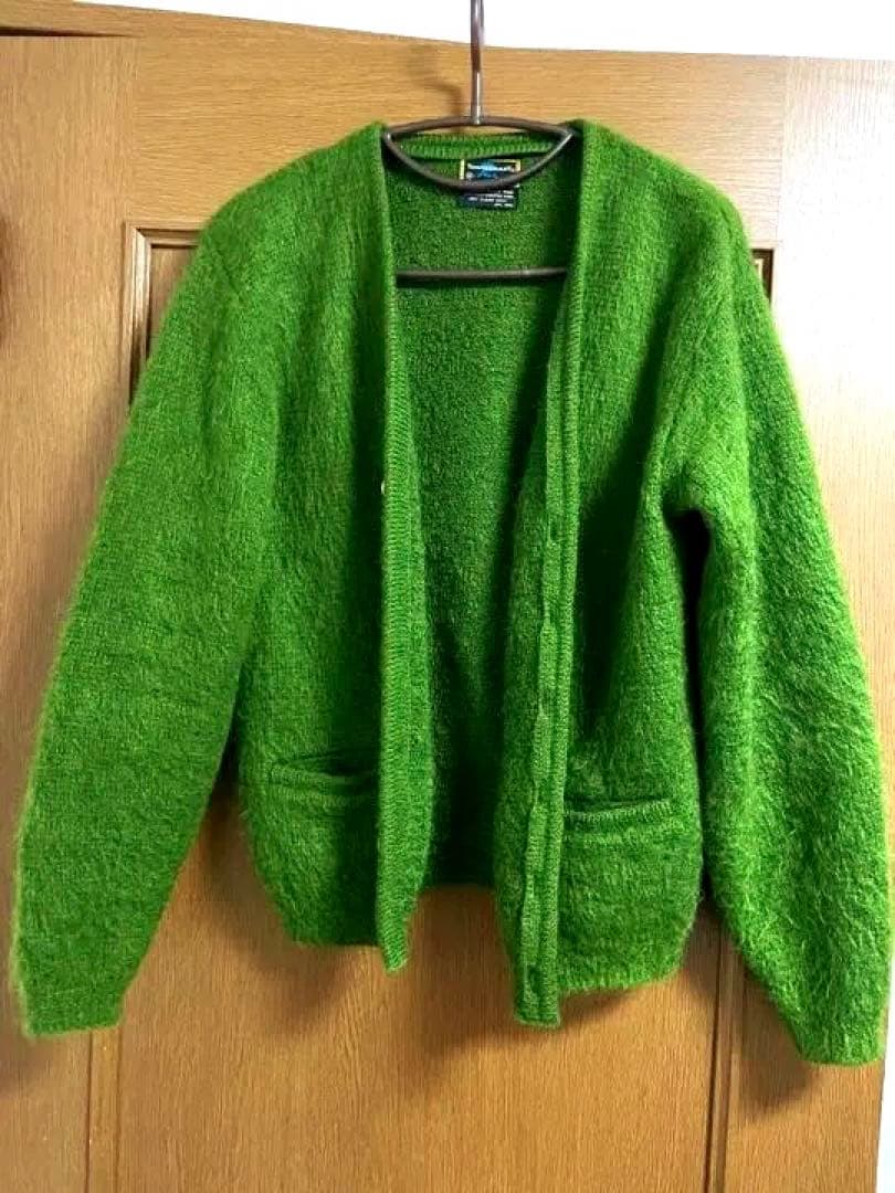 モ*ナ様 モヘア　カーディガン グリーン　S