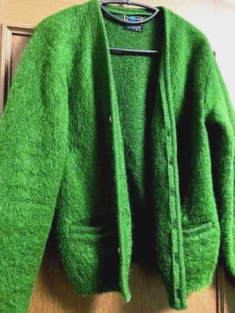 モ*ナ様 モヘア　カーディガン グリーン　S