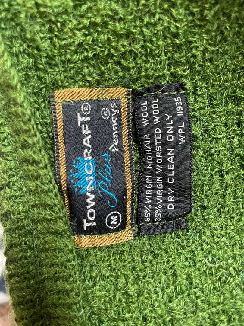 モ*ナ様 モヘア　カーディガン グリーン　S