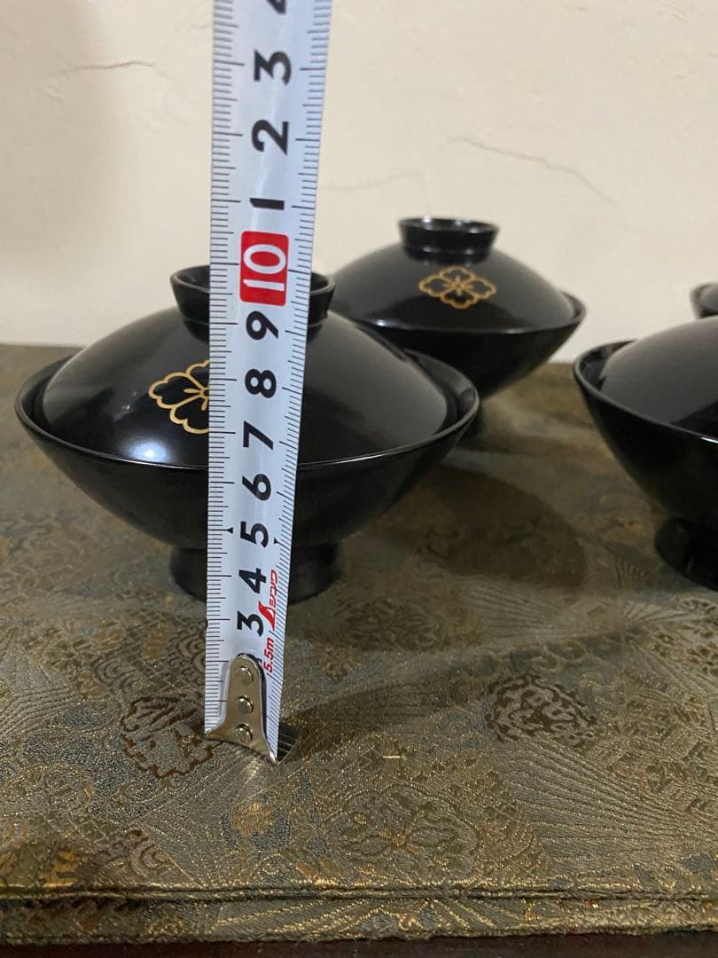 茶道具　懐石道具　輪島塗　吸物椀　超美品　木箱入り