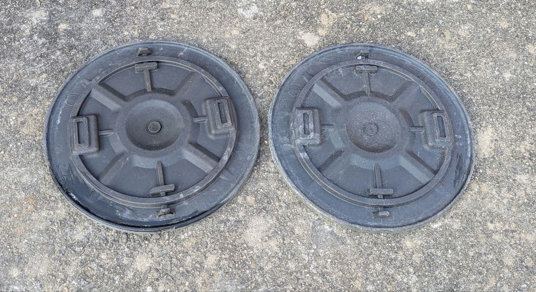2枚セット　ニッシン　NISSIN　マンホールカバー　マンホール蓋　浄化槽用