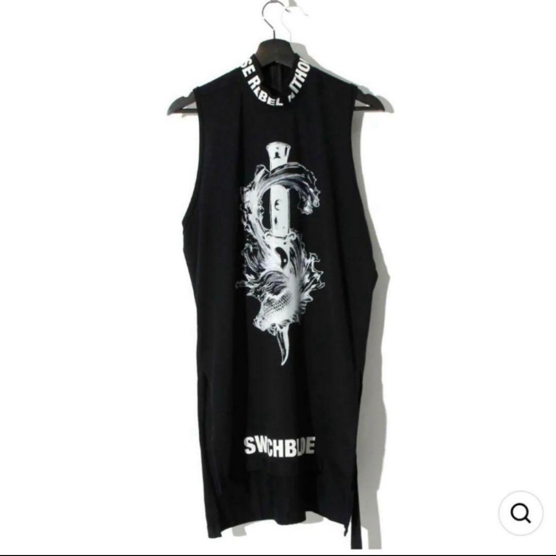 hyde着用 SWITCHBLADE SLEEVELESS HIGH NECK