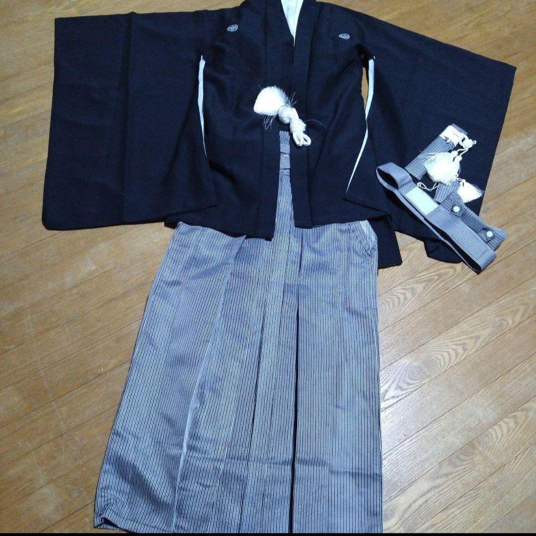 雪駄足袋付145★簡単袴★キャサリンコテージ★男の子