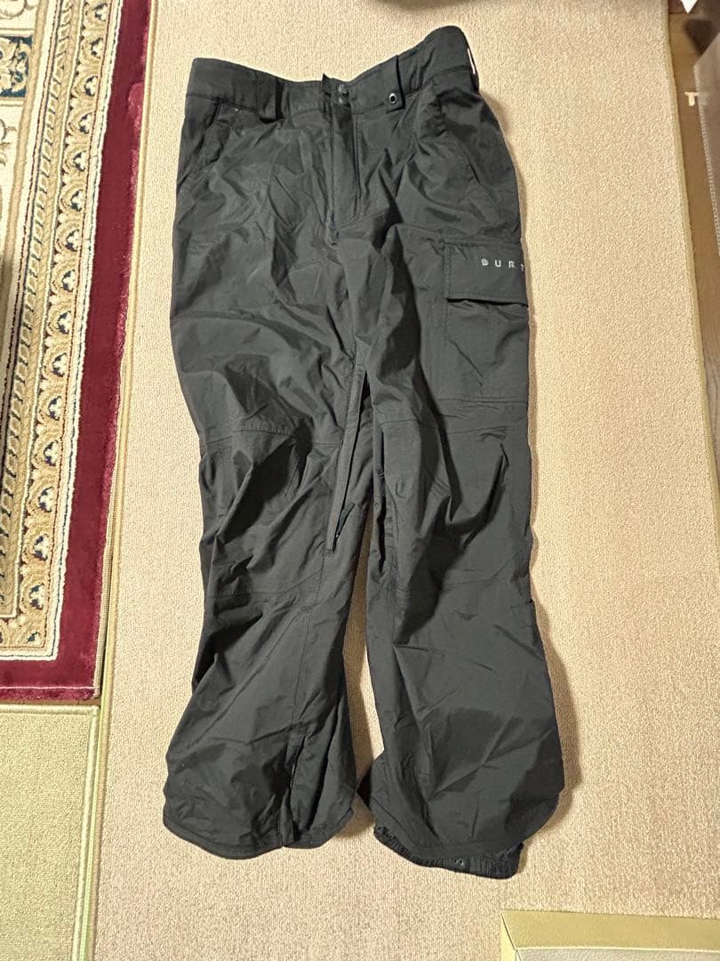 BURTON 上下セット　スノボウェア　グリーン フード付きジャケット&パンツ