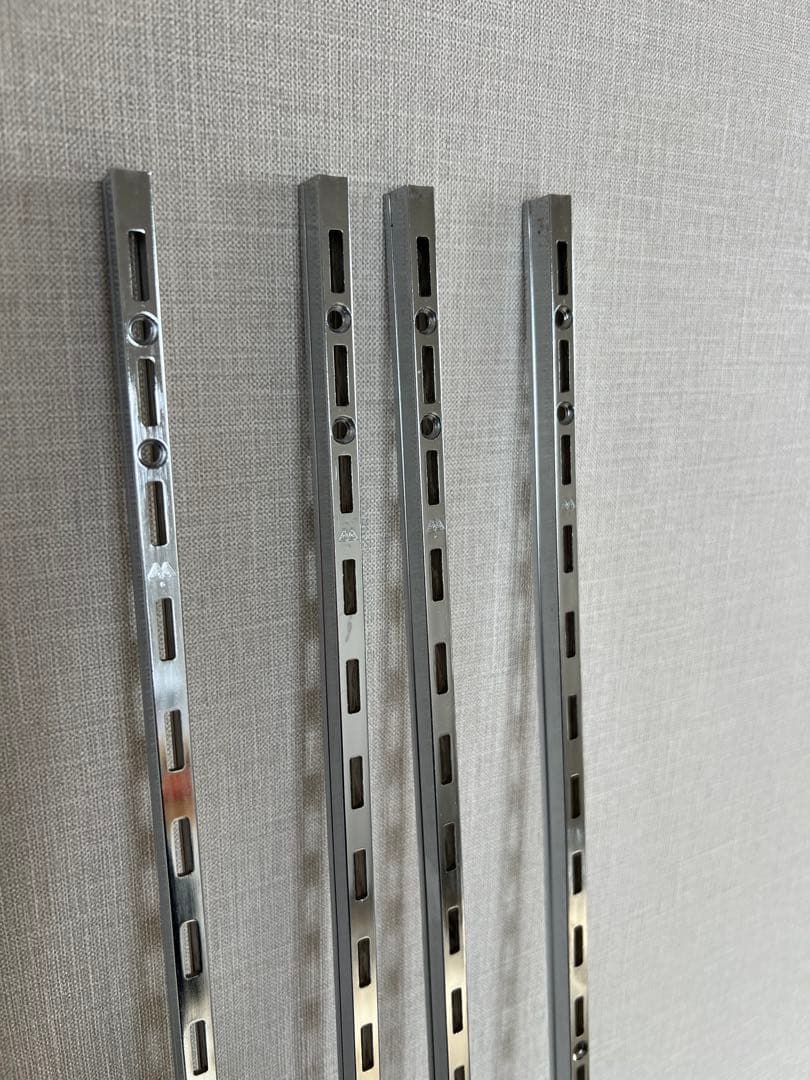 3/24終了　DIY 壁面収納　ロイヤル　チャンネルサポート　棚柱　棚受