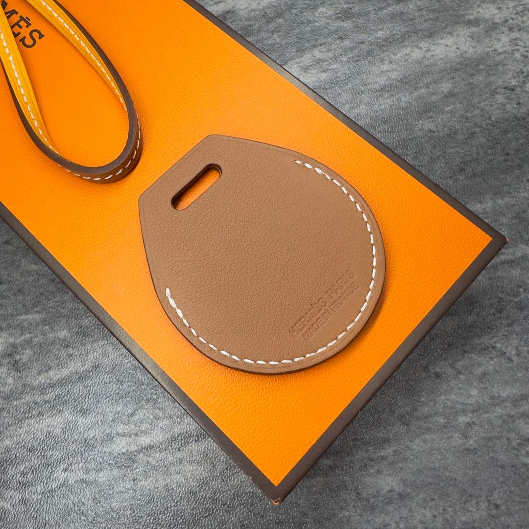 ★鑑定済★美品★Apple★AirTag★Hermès★レザーキーリング★
