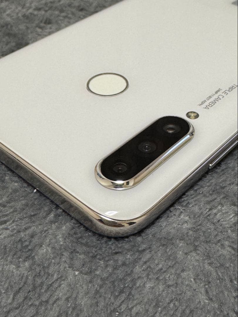 HUAWEI P30 lite 本体　白　ケース付き　バッテリー良好