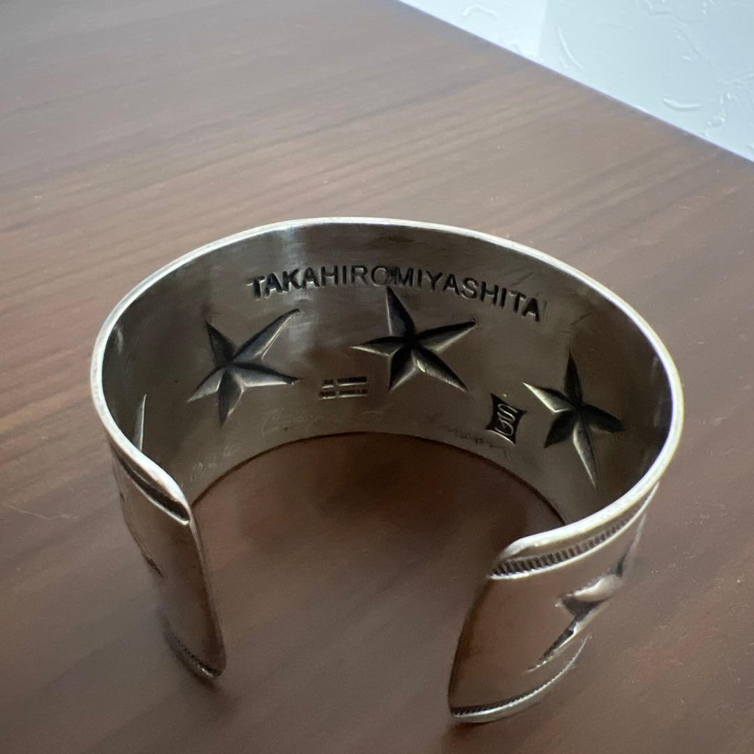 私*物様 TAKAHIROMIYASHITA シルバー バングル 星型装飾　初期