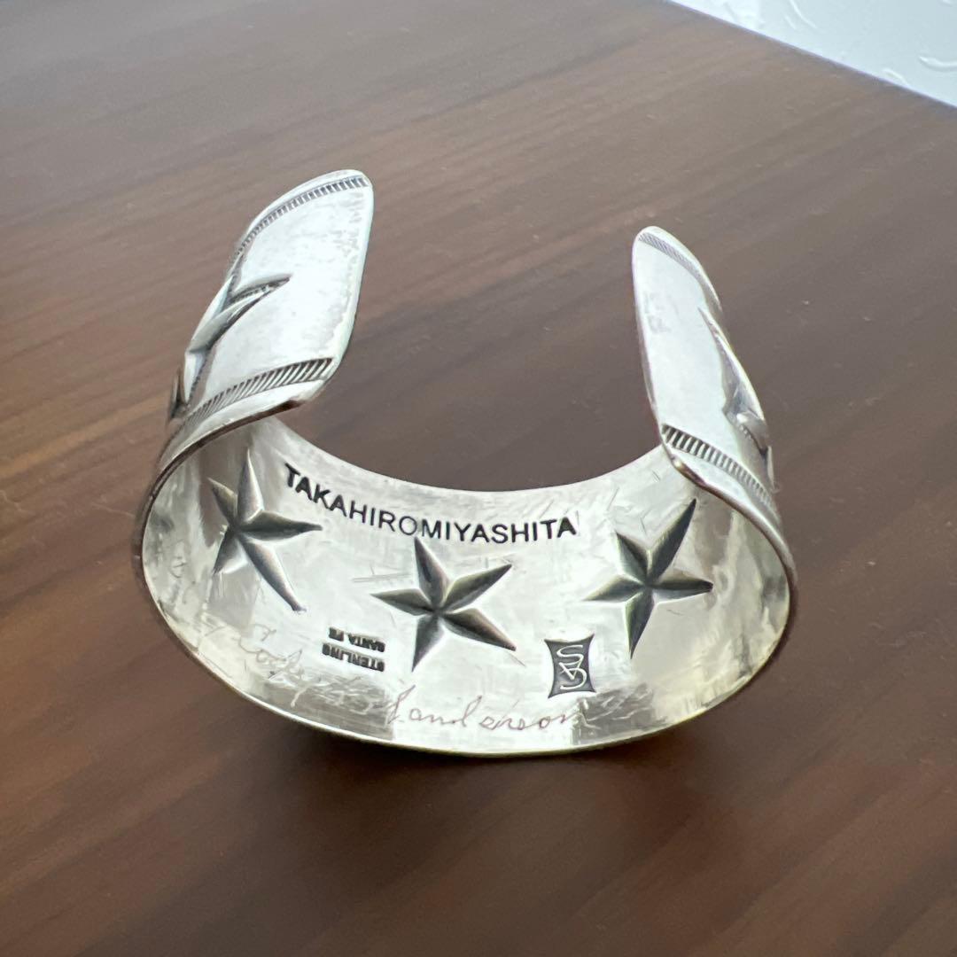 私*物様 TAKAHIROMIYASHITA シルバー バングル 星型装飾　初期