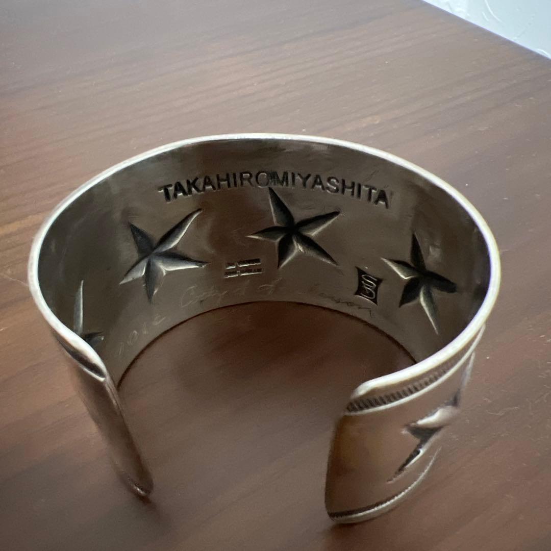私*物様 TAKAHIROMIYASHITA シルバー バングル 星型装飾　初期