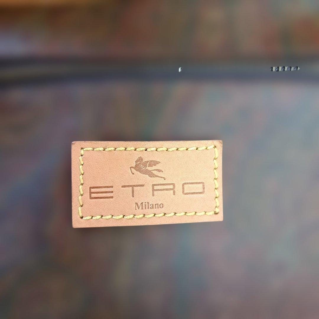 美品エトロ ボストンバッグ　ペイズリー柄